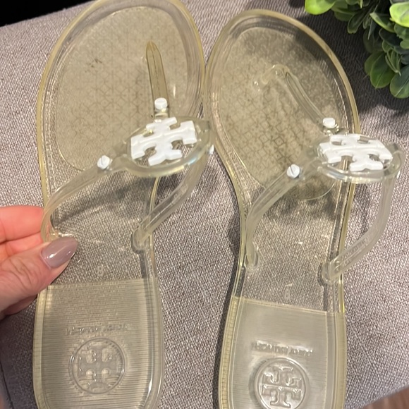 Women’s Clear Tory Burch Miller Sandals Size 8 - Picture 3 of 5